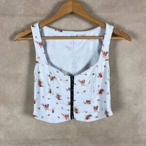 Urban Outfitters Floral Crop Top SMALL